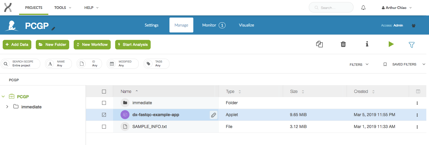 creating a cloud app