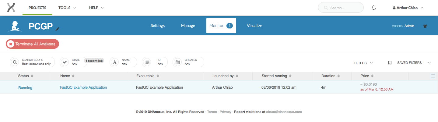 creating a cloud app